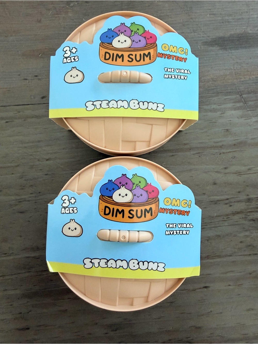 NIB Viral Dim Sum Mystery Squishy Steam Bunz / Dumplings - 2 Pack
